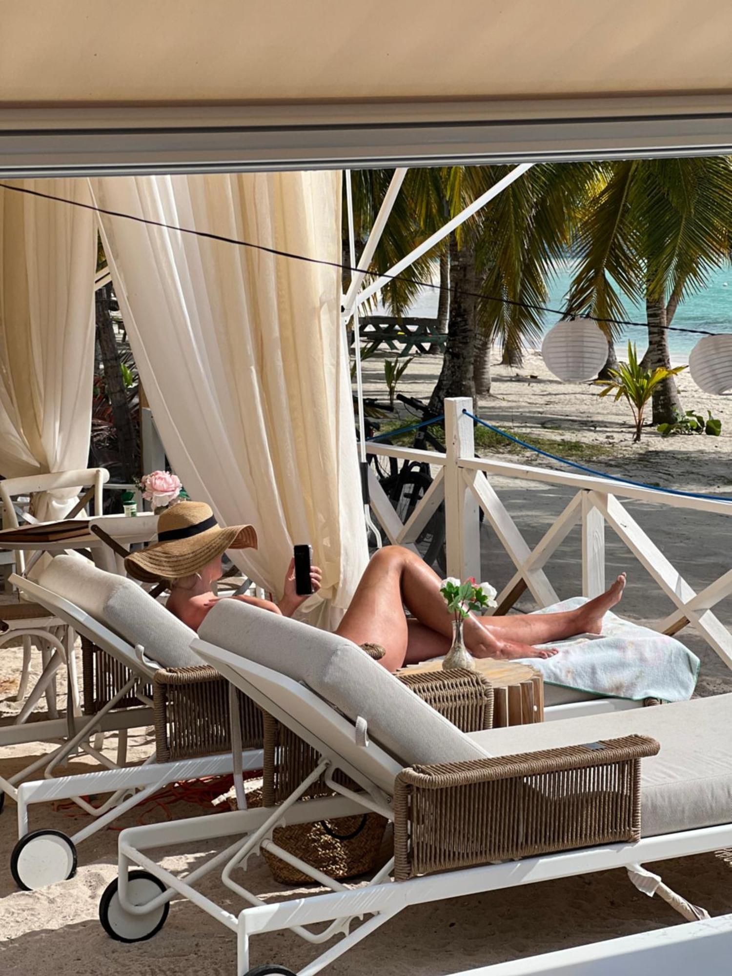 Casa Rosada Beach Front Mano Juan Kültér fotó